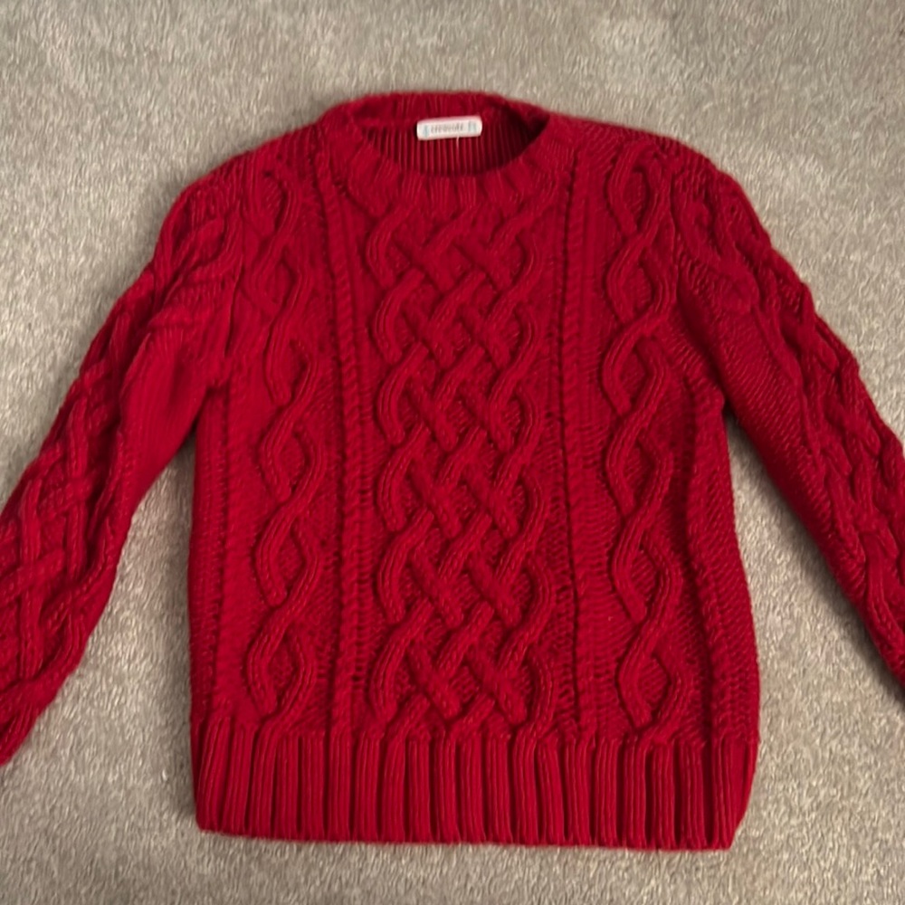 Boys J Crew cable knit sweater